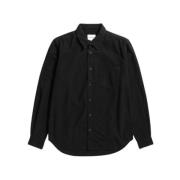 Norse Projects Borstad Bomull Flanellskjorta Black, Herr