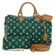 Louis Vuitton Vintage Pre-owned Canvas louis-vuitton-vskor Green, Dam