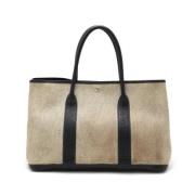 Hermès Vintage Pre-owned Canvas handvskor Gray, Dam