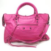 Balenciaga Vintage Pre-owned Laeder balenciaga-vskor Pink, Dam