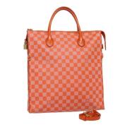 Louis Vuitton Vintage Pre-owned Canvas handvskor Orange, Dam