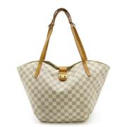 Louis Vuitton Vintage Pre-owned Canvas louis-vuitton-vskor White, Dam