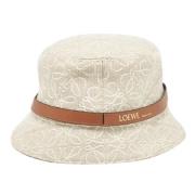 Loewe Pre-owned Pre-owned Tyg hattar-och-kepsar Beige, Dam