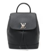 Louis Vuitton Vintage Pre-owned Laeder ryggsckar Black, Dam