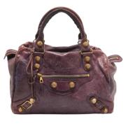 Balenciaga Vintage Pre-owned Laeder balenciaga-vskor Purple, Dam