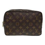 Louis Vuitton Vintage Pre-owned Canvas kuvertvskor Brown, Dam