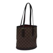 Louis Vuitton Vintage Pre-owned Canvas axelremsvskor Brown, Dam