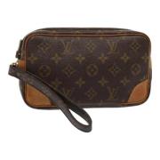 Louis Vuitton Vintage Pre-owned Canvas kuvertvskor Brown, Dam