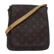 Louis Vuitton Vintage Pre-owned Canvas louis-vuitton-vskor Brown, Dam