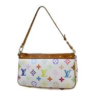 Louis Vuitton Vintage Pre-owned Canvas louis-vuitton-vskor White, Dam