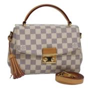 Louis Vuitton Vintage Pre-owned Canvas louis-vuitton-vskor White, Dam