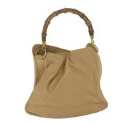 Gucci Vintage Pre-owned Laeder gucci-vskor Beige, Dam