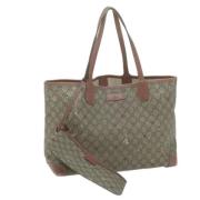 Gucci Vintage Pre-owned Canvas gucci-vskor Beige, Dam