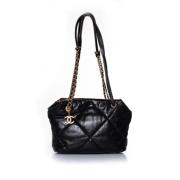 Chanel Vintage Pre-owned Laeder chanel-vskor Black, Dam