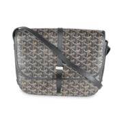 Goyard Vintage Pre-owned Laeder crossbodyvskor Black, Dam