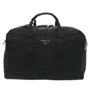 Prada Vintage Pre-owned Nylon prada-vskor Black, Dam