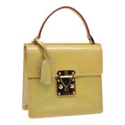 Louis Vuitton Vintage Pre-owned Laeder handvskor Yellow, Dam