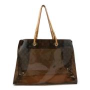 Louis Vuitton Vintage Pre-owned Laeder axelremsvskor Brown, Dam