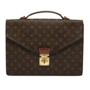 Louis Vuitton Vintage Pre-owned Canvas louis-vuitton-vskor Brown, Dam