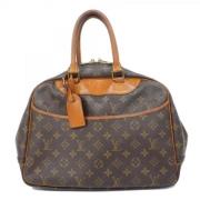 Louis Vuitton Vintage Pre-owned Tyg handvskor Brown, Dam