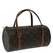 Louis Vuitton Vintage Pre-owned Canvas handvskor Brown, Dam