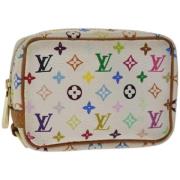 Louis Vuitton Vintage Pre-owned Canvas necessrer White, Dam