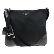 Prada Vintage Pre-owned Tyg prada-vskor Black, Dam