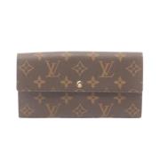 Louis Vuitton Vintage Pre-owned Laeder plnbcker Brown, Dam