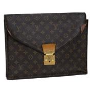 Louis Vuitton Vintage Pre-owned Canvas louis-vuitton-vskor Brown, Dam