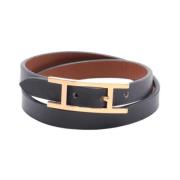 Hermès Vintage Pre-owned Metall armband Black, Dam