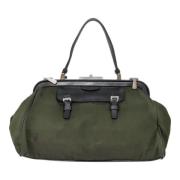 Prada Vintage Pre-owned Tyg prada-vskor Green, Dam