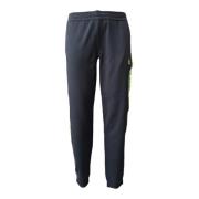 Emporio Armani EA7 Blåa Track Pants med Logodetaljer Blue, Herr