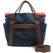 Hermès Vintage Pre-owned Tyg handvskor Blue, Dam