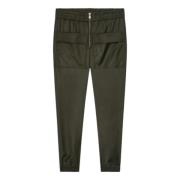 Dondup Gröna Joggers med Dragkedjefickor Green, Dam