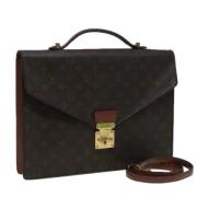 Louis Vuitton Vintage Pre-owned Canvas louis-vuitton-vskor Brown, Dam