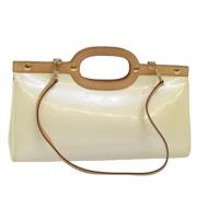 Louis Vuitton Vintage Pre-owned Laeder louis-vuitton-vskor White, Dam