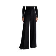 Liu Jo Svarta Slim Fit Modetrousers Black, Dam