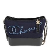 Chanel Vintage Pre-owned Laeder chanel-vskor Blue, Dam