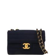 Chanel Vintage Pre-owned Tyg chanel-vskor Black, Dam