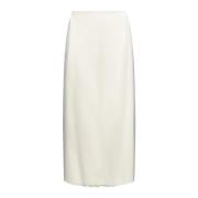 Blanca Vita Vit Pennkjol Midi White, Dam