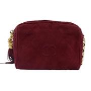 Chanel Vintage Pre-owned Mocka chanel-vskor Red, Dam