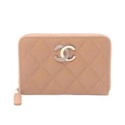 Chanel Vintage Pre-owned Tyg plnbcker Beige, Dam