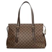 Louis Vuitton Vintage Pre-owned Canvas louis-vuitton-vskor Brown, Dam