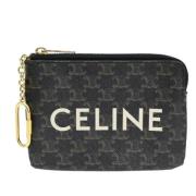 Celine Vintage Pre-owned Canvas plnbcker Black, Dam