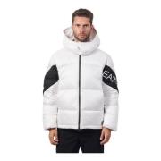 Emporio Armani Vit Herr Pufferjacka Fullzip White, Herr