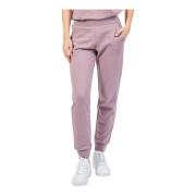 Emporio Armani Rosa Sweatpants med elastisk midja Pink, Dam