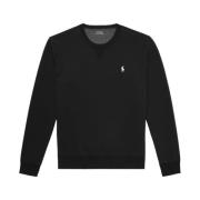 Ralph Lauren Double-Knit Sweatshirt Svart Black, Herr