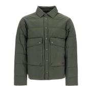 PS By Paul Smith Quiltad Nylon Dunjacka Green, Herr