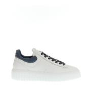 Hogan Vita Lädersneakers med Ikonisk Design White, Herr