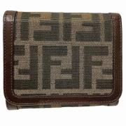 Fendi Vintage Pre-owned Canvas plnbcker Brown, Dam